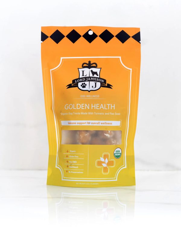 Lord Jameson Golden Health Organic Soft & Chewy Dog Treats 6oz Fashion