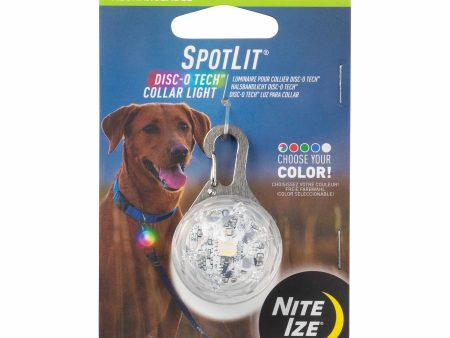 Nite Ize SpotLit(R) Rechargeable Collar Light - Disc-O Tech(TM) Jewel For Sale