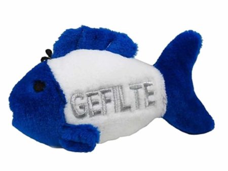 Multipet Gefilte Fish Talking Hanukkah Plush Dog Toy 4.5  Online now