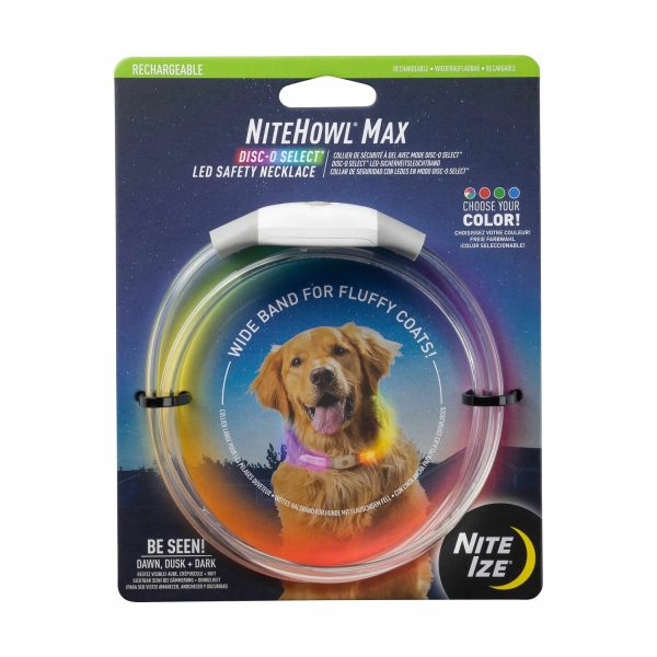 Nite Ize NiteHowl(R) Max Rechargeable LED Safety Necklace - Disc-O Select(TM) Supply