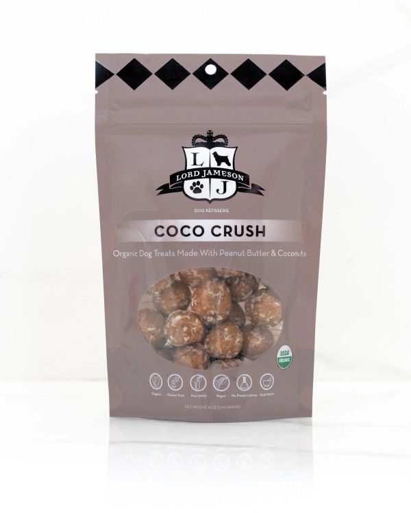 Lord Jameson Coco Crush Organic Soft & Chewy Dog Treats 6oz Online Hot Sale