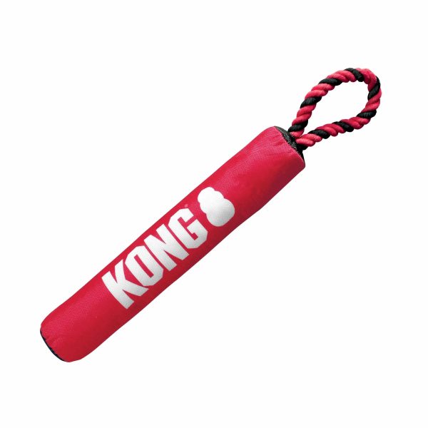 KONG(R) Signature Stick w Rope Dog Fetch Toy Medium Online now