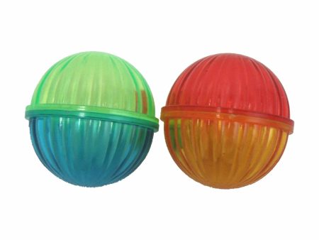 Multipet Lattice Ball Cat Toy Assorted Colors 1.5  4pk For Cheap