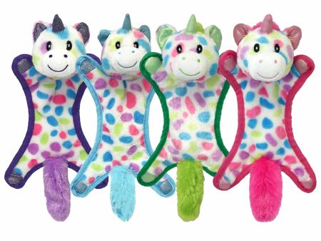 Multipet Ball-Head Unicorns Plush Dog Toy Assorted Colors 10  Online