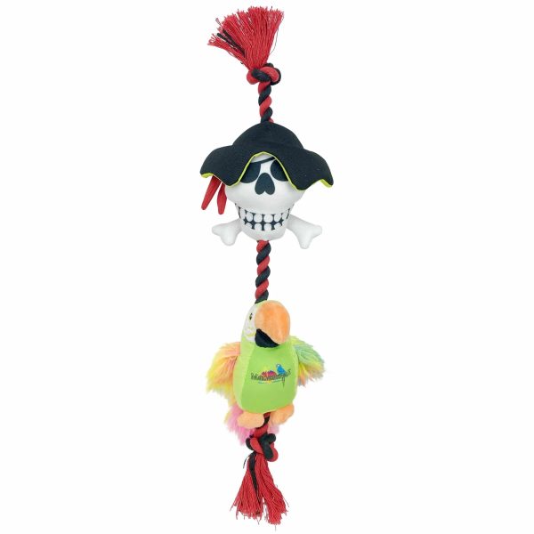 Multipet Margaritaville(R) Pirate and Parrot Rope Assorted 18  on Sale