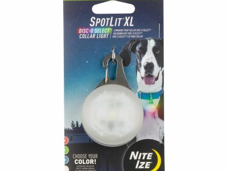 Nite Ize SpotLit XL Rechargeable Collar Light - Disc-O Select Online Sale