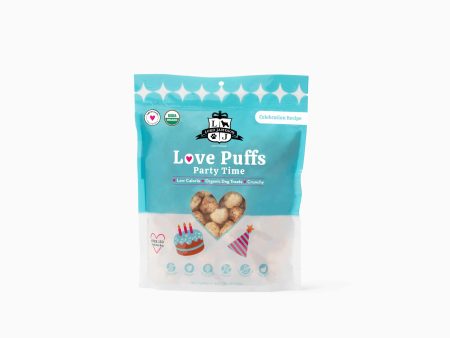 Lord Jameson Love Puffs Party Time Organic Crunchy Dog Treats 4oz For Cheap