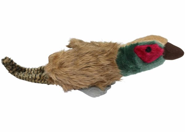 Multipet Migrators Pheasant Plush Dog Toy 18  For Discount