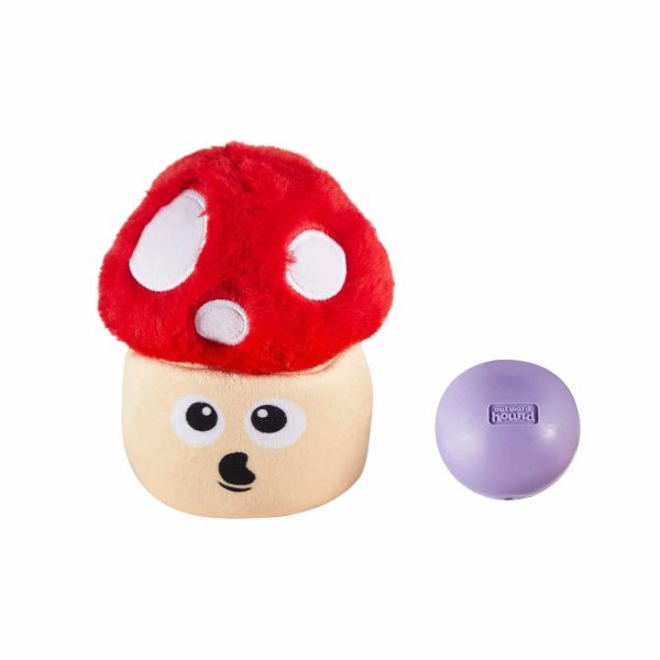 Nina Ottosson Snack Palz Mushroom Interactive Plush Dog Puzzle Toy For Cheap