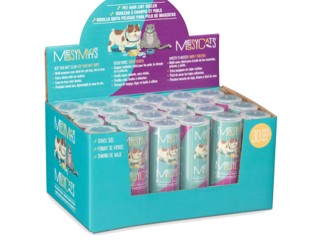 Messy Mutts Pet Hair Lint Rollers Travel Size 24ct Online Sale