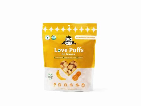 Lord Jameson Love Puffs Go Nanas Organic Crunchy Dog Treats 4oz Online