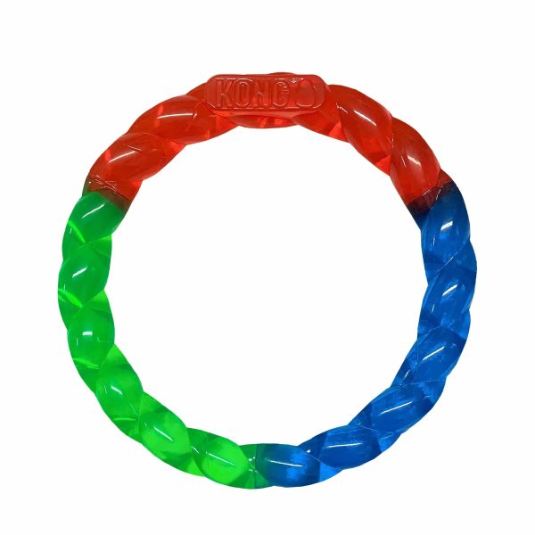 KONG(R) Twistz Ring Dog Tug Toy Hot on Sale