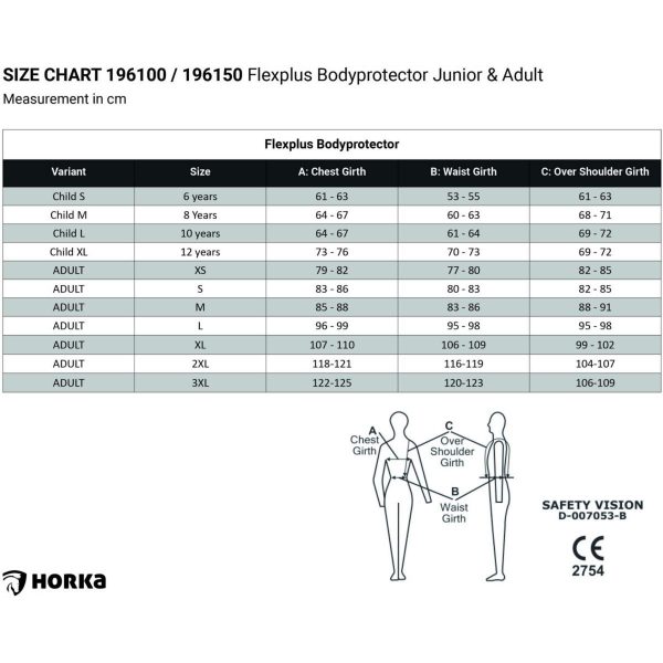 HORKA Sicherheitsweste Flexplus Junior Orange Supply