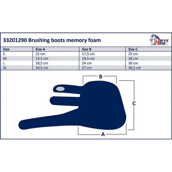 Harry s Horse Beinschutz Memoryfoam Braun For Sale