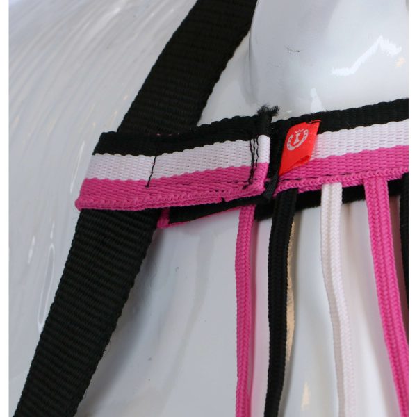 Imperial Riding Fliegenstirnband Nylon mit Klettverschluss Neon Pink For Sale