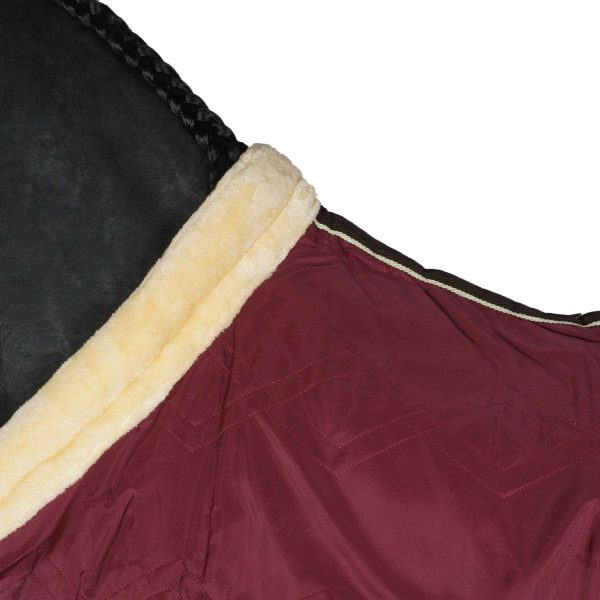 HORKA Stalldecke Luxe mit Kragen Bordeaux Discount