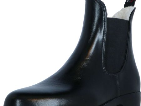 HKM Jodhpurgummistiefel soft weit mit Teddyfutter Schwarz Cheap