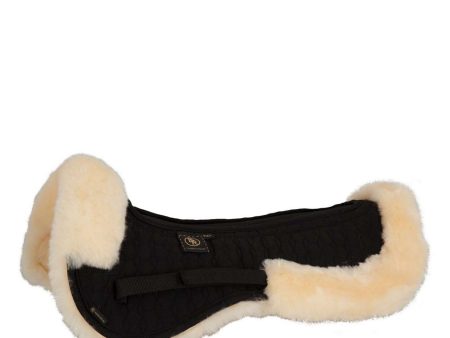 BR Sattelunterleger Air Mesh Sheepskin Schwarz Naturell For Cheap