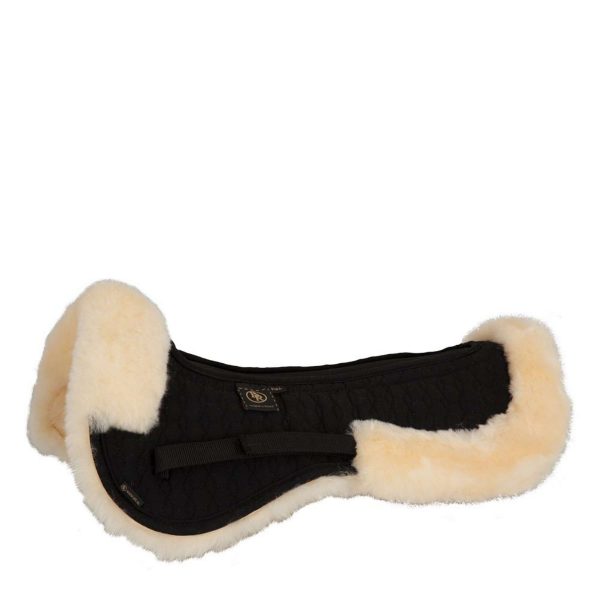 BR Sattelunterleger Air Mesh Sheepskin Schwarz Naturell For Cheap