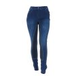 HKM Reithose Summer Denim 3 4 Alos Jeans Blau For Cheap