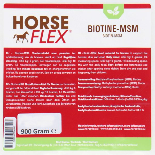 HorseFlex Biotine-MSM Nachfüllung Online now