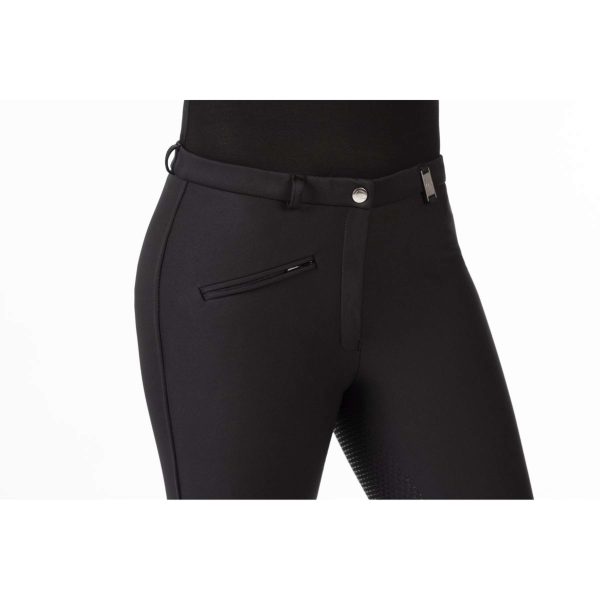 HKM Reithose Winner Softshell Winter mit Silikon Vollbesatz Schwarz Online now