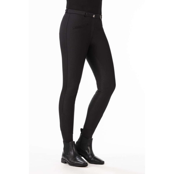 HKM Reithose Winner Softshell Winter mit Silikon Vollbesatz Schwarz Online now