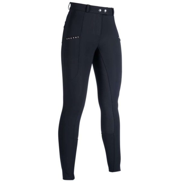 HKM Reithose Monaco Full Grip Winter Schwarz For Discount