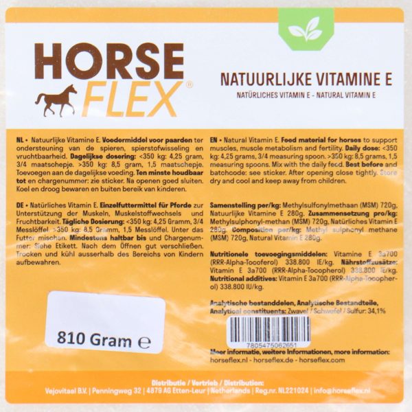 HorseFlex Natürliches Vitamin E Nachfüllung Online