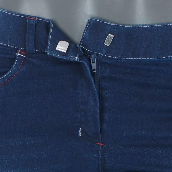 HKM Reithose Summer Denim Alos Kniebesatz Jeans Blau Online Sale