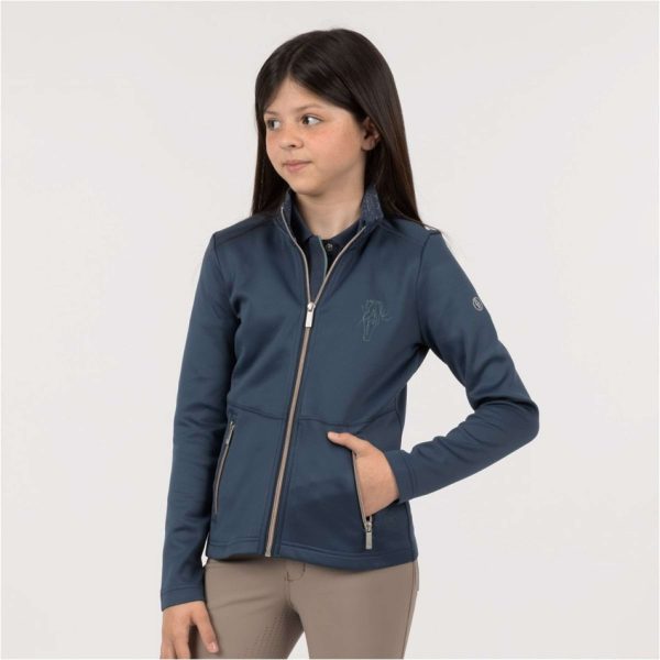 BR Jacke 4-EH Camille Technische Brei Navy Sky For Cheap