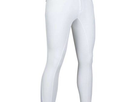 HKM Reithose Sportive Silikon Vollbesatz Herren Weiß For Discount