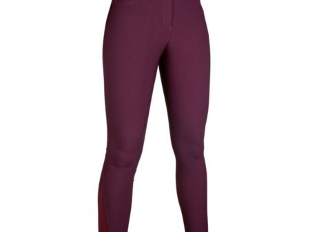 HKM Reithose Sunshine Silikon Kniebesatz Kinder Bordeaux on Sale