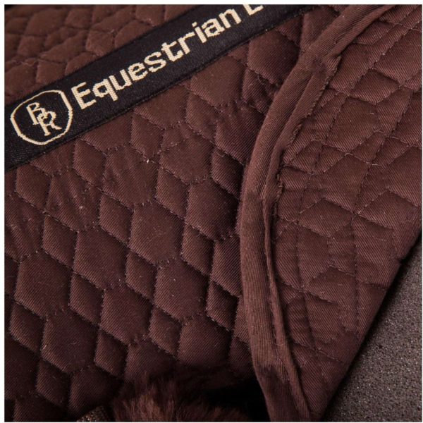 BR Sattelunterlage mit herrausnehmbarem Kissen Sheepskin Braun Online Sale