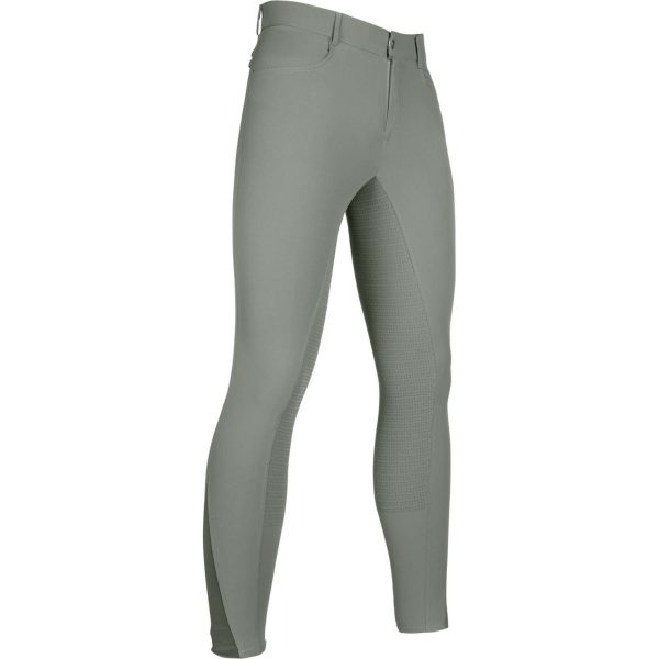 HKM Reithose Sportive Silikon Vollbesatz Herren Olivgrün Supply