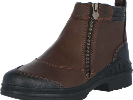 Ariat Stallschuhe Barnyard Side Zip Dunkelbraun Online