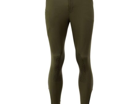 BR Reithose Maikel Silikon Kniebesatz Forest Green For Discount