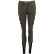 BR Reithose Maury Silikon Kniebesatz Forest Green Hot on Sale