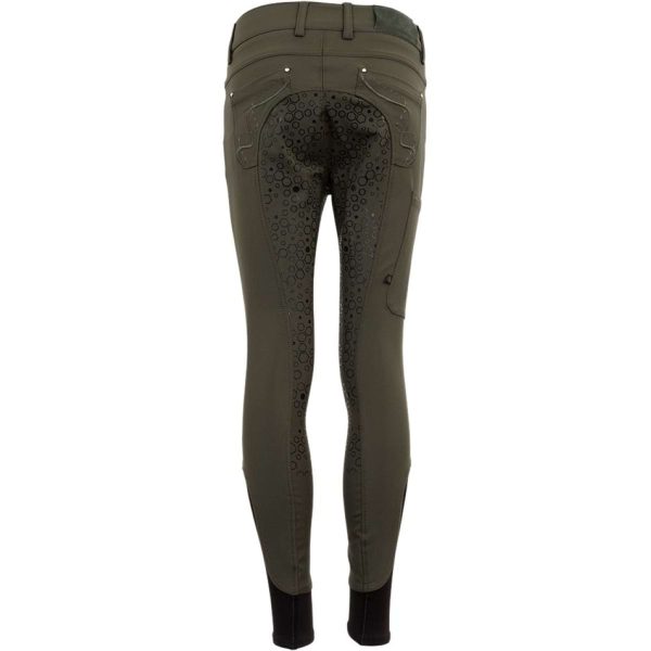 BR Reithose 4-EH Marissa Silikon Besatz Forest Green For Discount