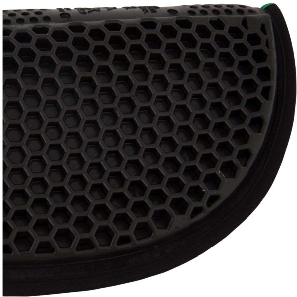 BR Gelpad Hexagonal Microfaser Widerristfrei Schwarz Schwarz Fashion