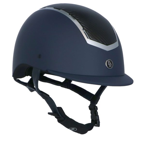 BR Reithelm Sigma Painted mit Carbon Top VG1 Navy Hot on Sale