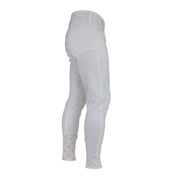 Aubrion by Shires Reithose Walton Knee Patch Herren Weiß Cheap