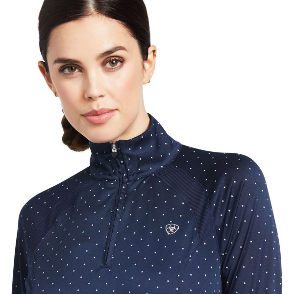 Ariat Shirt Sunstopper 2.0 Navy For Cheap